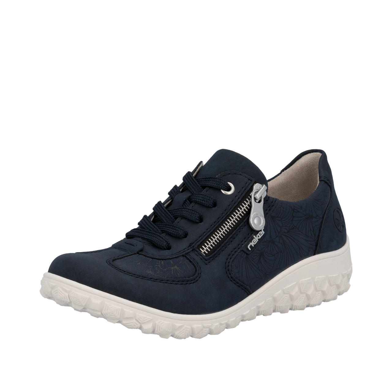 Rieker Women's Casual Lace-up Shoe - Blue - 59501-14