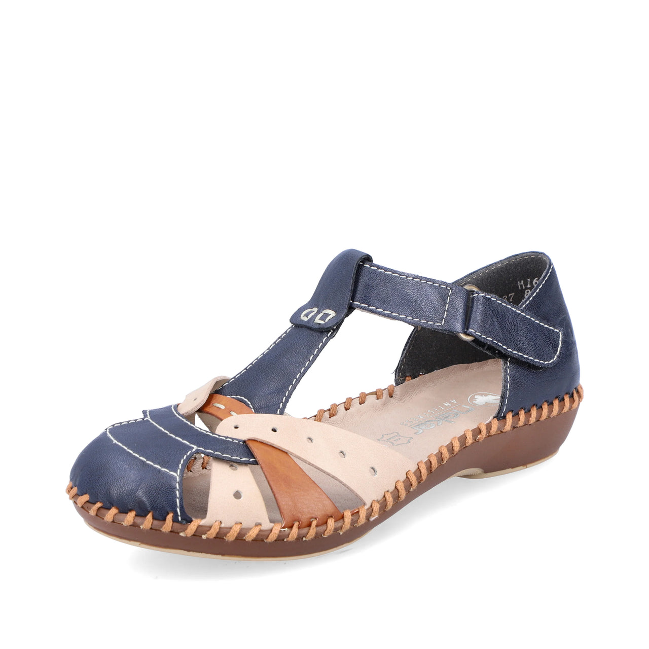 Rieker Women's Mary Jane Shoe - Blue - M1655-14