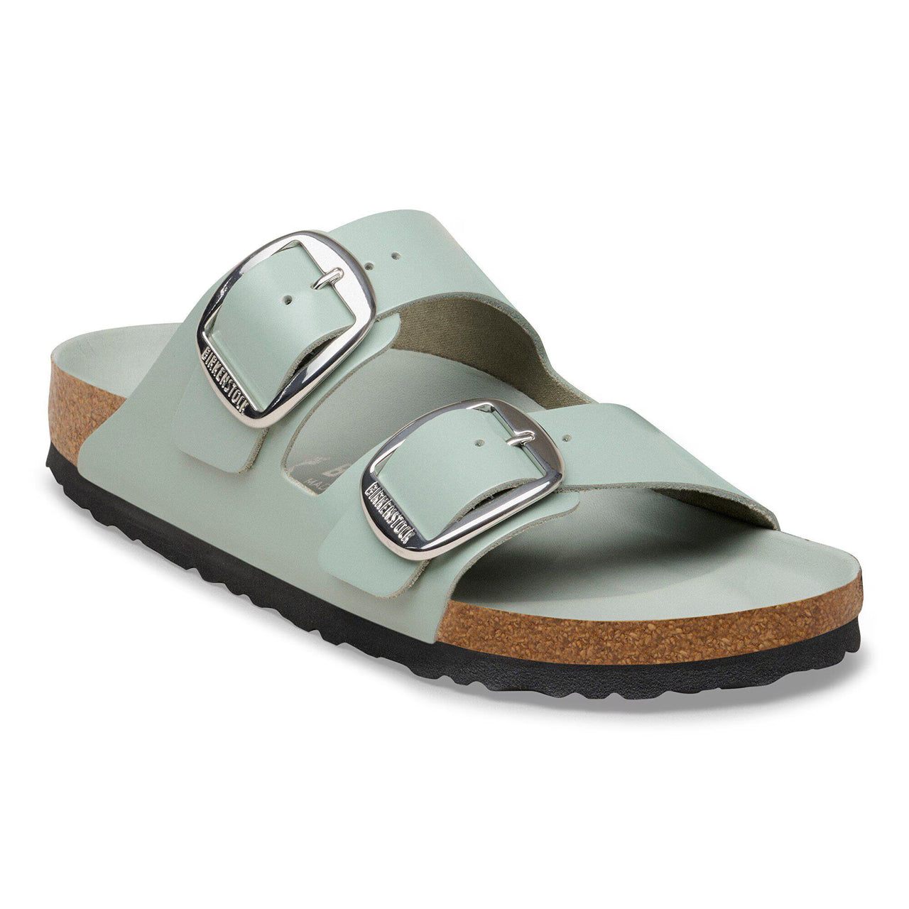 Birkenstock - Arizona Big Buckle - Patent High Shine - Pure Sage