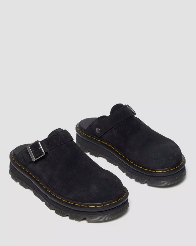 Dr Martens - ZebZag Mule - Black Suede