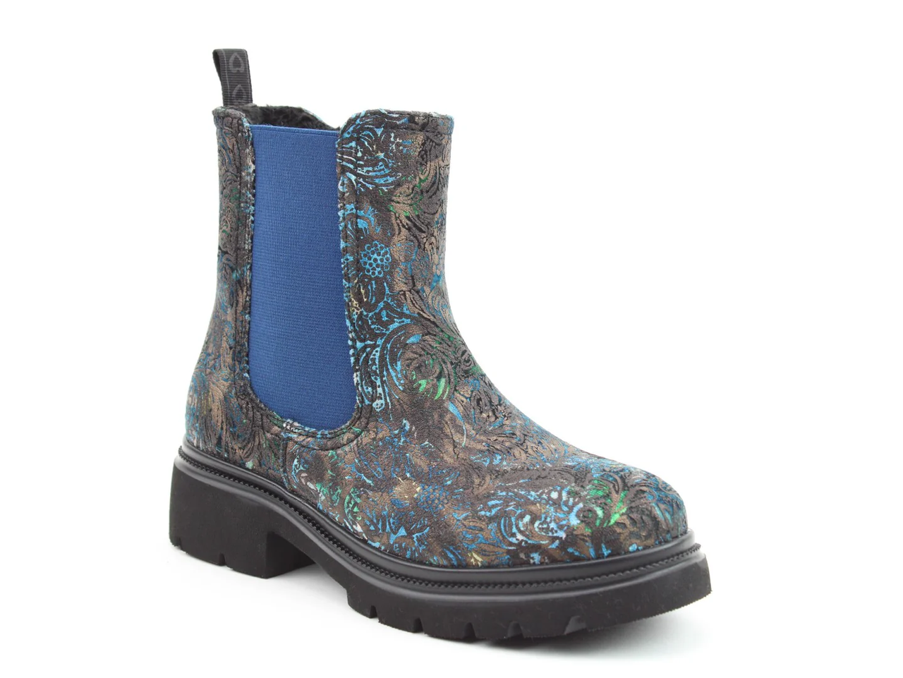 Heavenly Feet - Zeta Meadow - Blue Velour