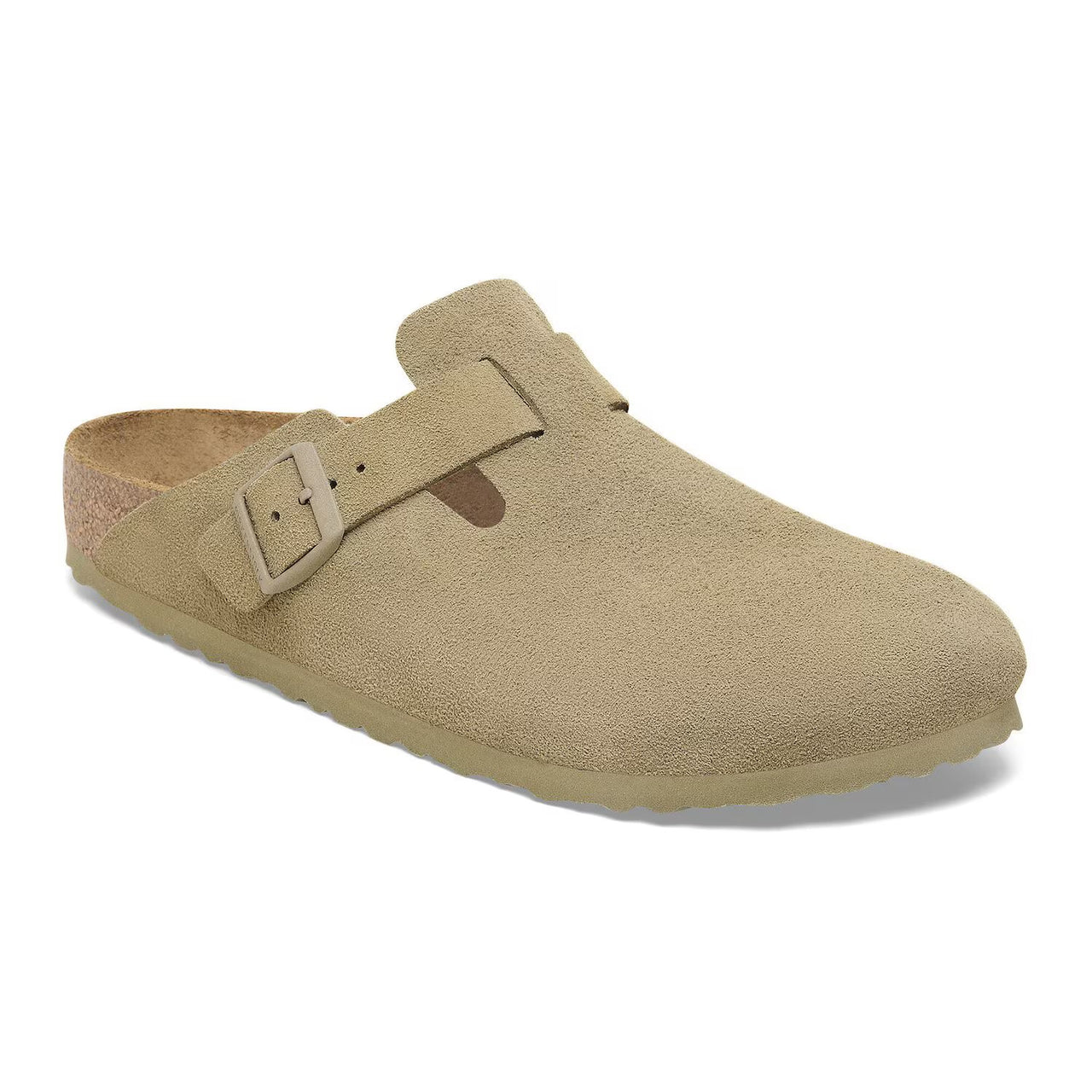 Birkenstock - Boston Suede - Faded Khaki