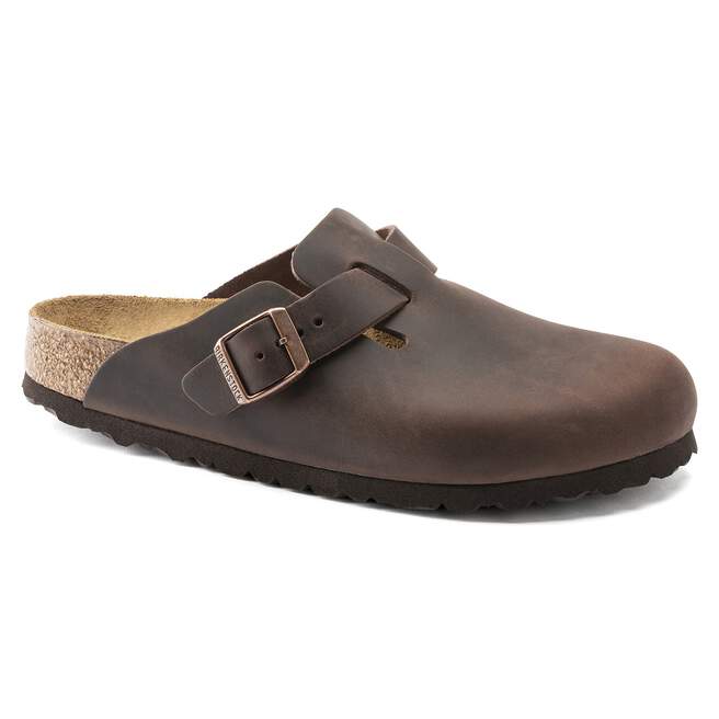 Birkenstock - Boston Suede - Oiled Tobacco Brown