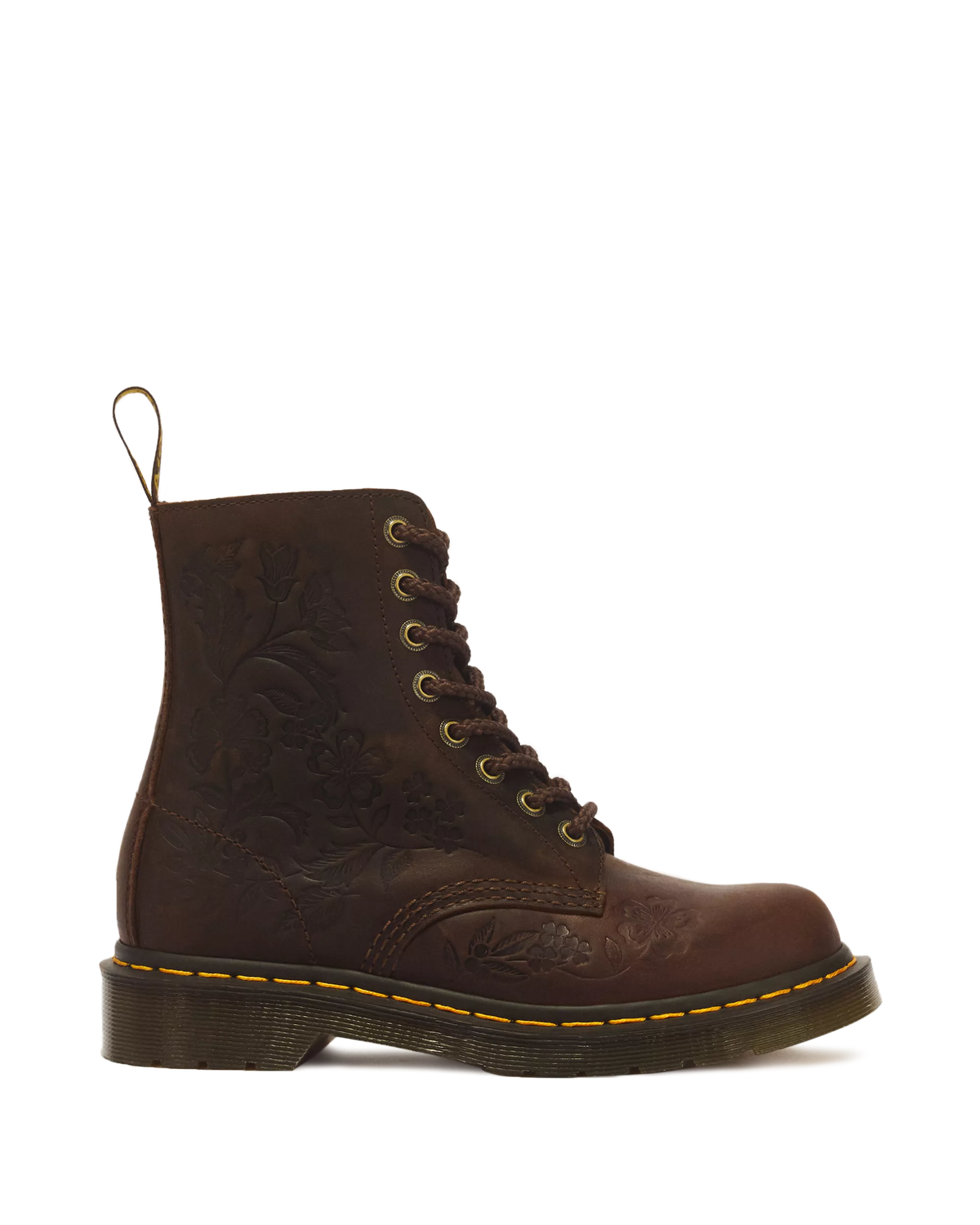 Dr. Martens - 1460 Pacal Deboss Floral - Brown