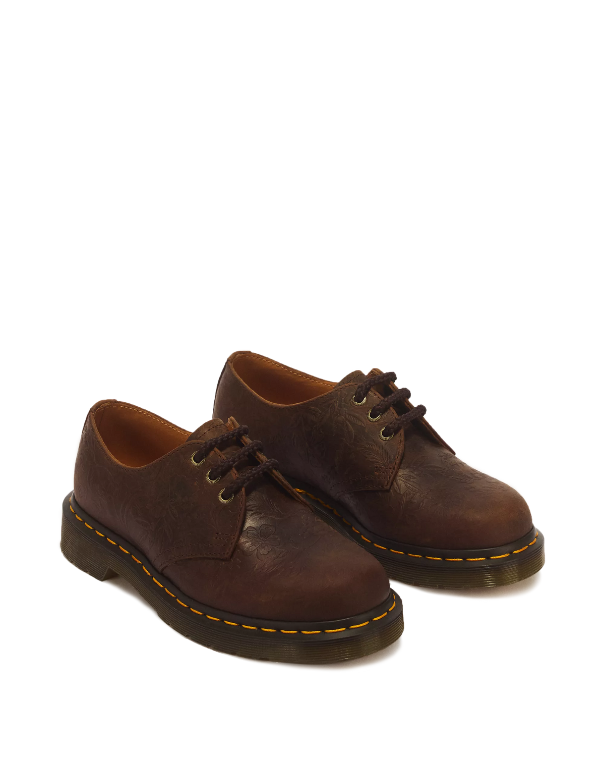 Dr. Martens - 1461 Floral Emboss - Brown