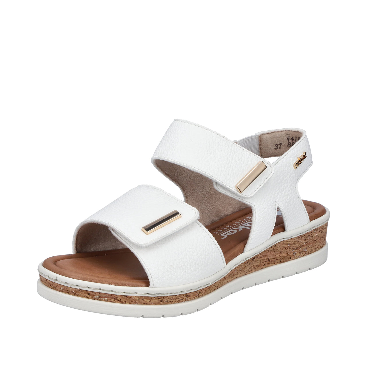 Rieker Women's Sandal - White - V4181-80